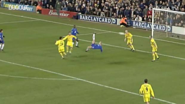 Gudjohnsen's incredible bicycle kick vs Leeds United